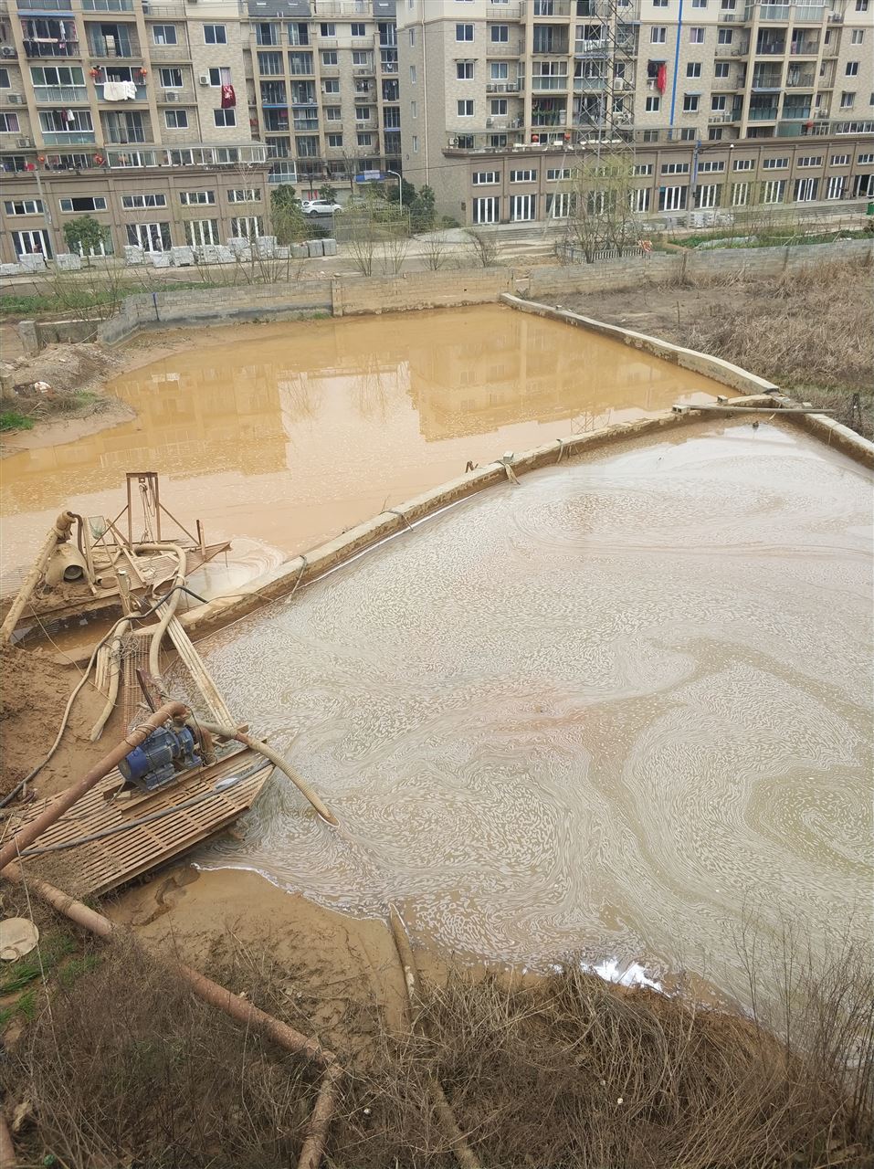长阳沉淀池淤泥清理-厂区废水池淤泥清淤